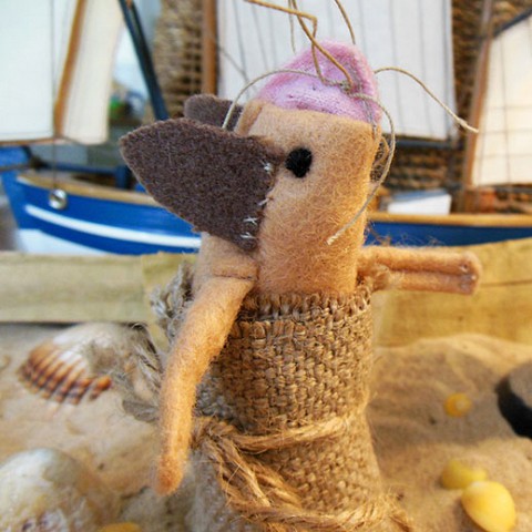 Handmade Little Naked Marmalade the Mouse